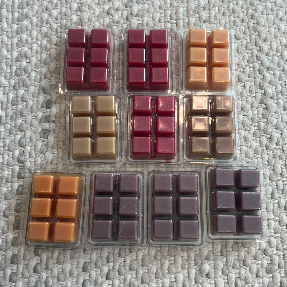 10 New Scentsationals fall wax cubes cinnamon pumpkin cookies fallen leaves - Picture 9 of 9